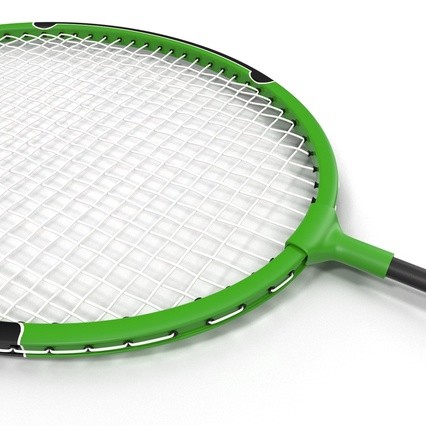 badmintonracketgreen