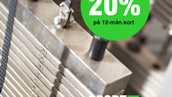 20% RABATT PÅ ÅRSKORT